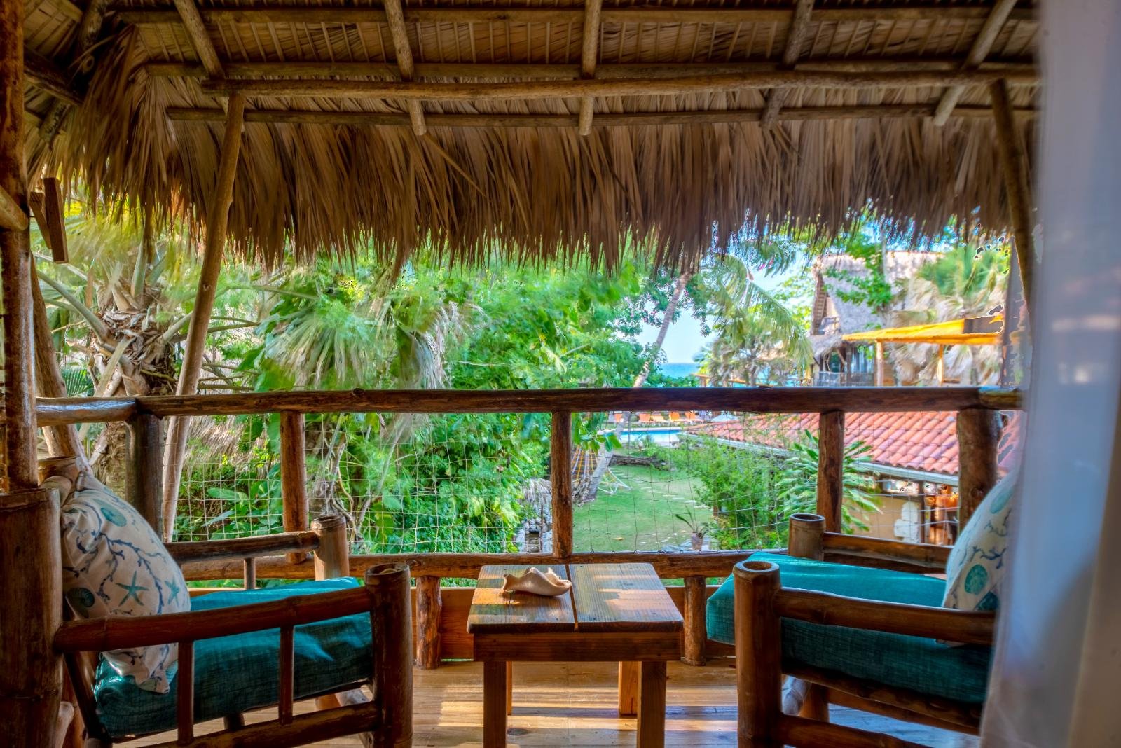 Cabana room balcony at Cabarete Maravilla Ecolodge