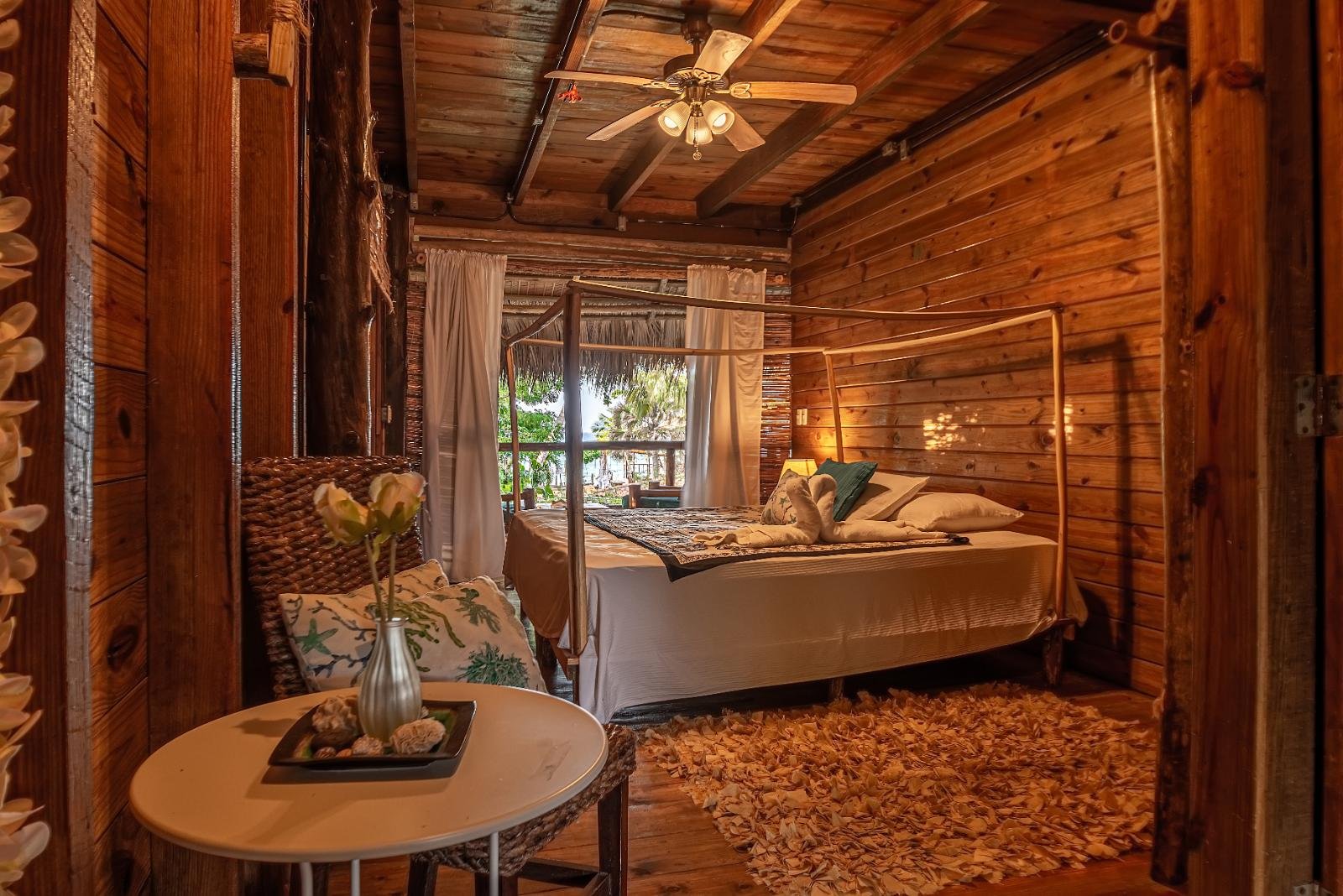 Cabana room interior at Cabarete Maravilla Ecolodge