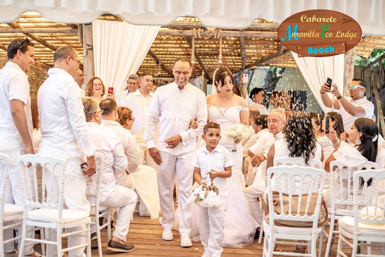 Wedding celebration at Cabarete Maravilla Ecolodge