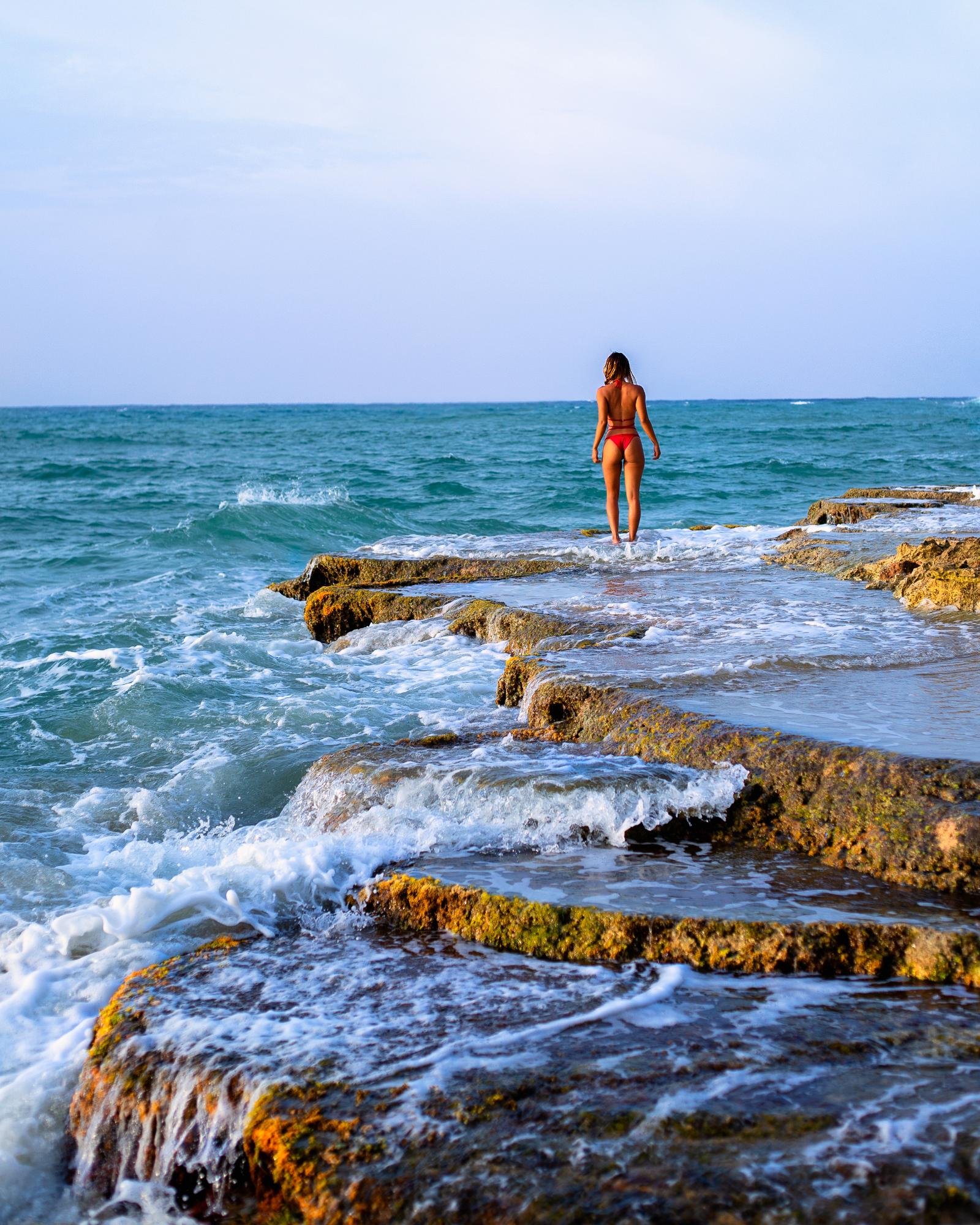 Coastal rocks near Cabarete Maravilla Ecolodge